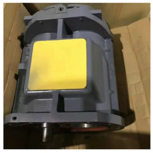 Atlas Copco Air-end component cast-iron triangular cover reference view for part number 1616728500, view-01